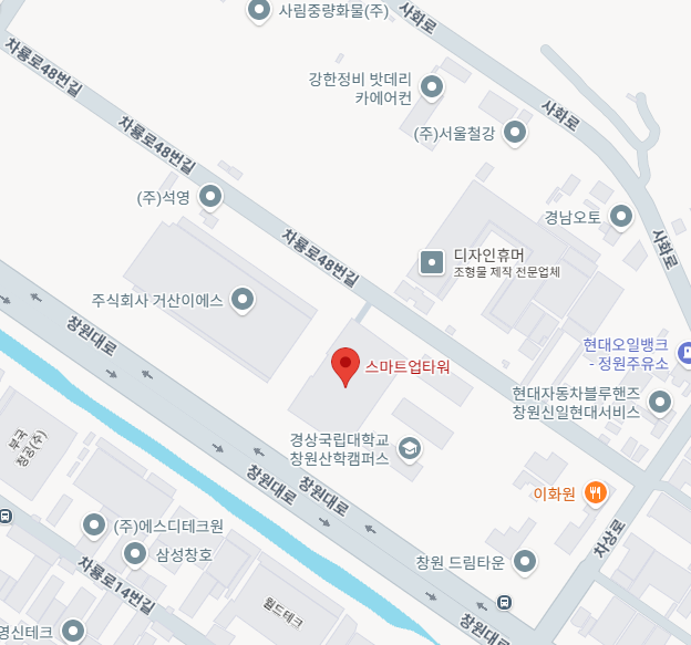 창원 지사 약도